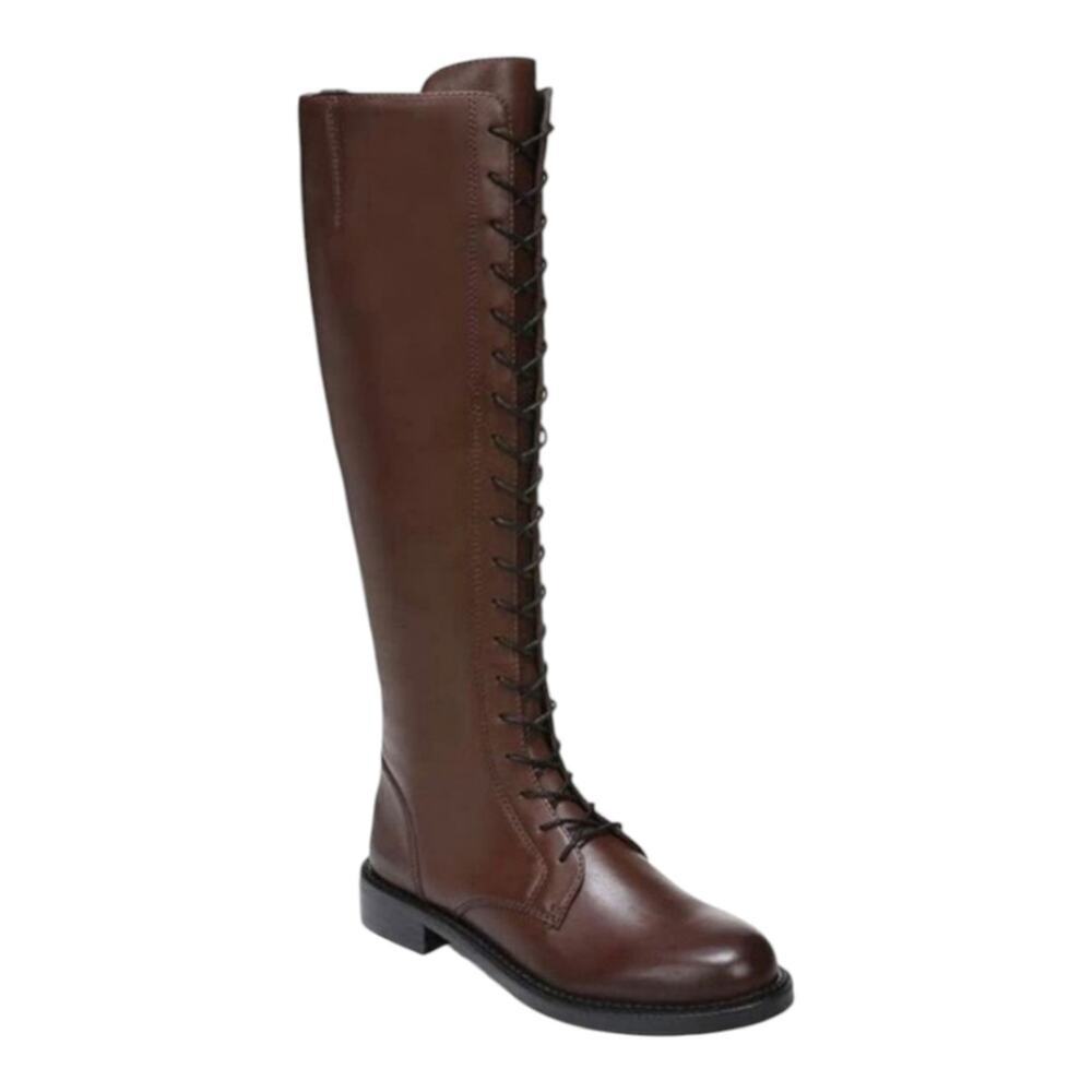 Sam Edelman Women's Nance‎ Tall Lace Up Leather Boots Brown US 6 M - Picture 4 of 14